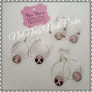 Breast Cancer Awareness Earrings